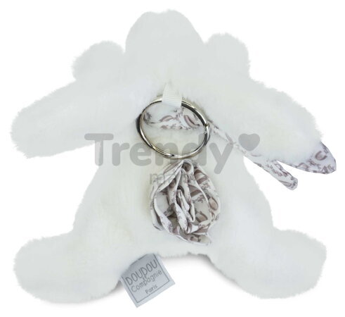 Plyšový zajačik prívesok na kľúče Keyring Bag Charm Doudou et Compagnie viac farieb od 24 mes DC4374