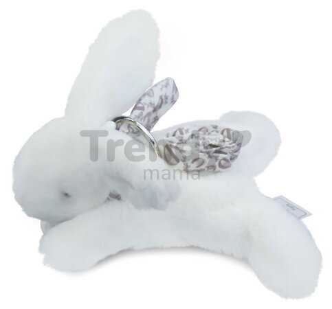 Plyšový zajačik prívesok na kľúče Keyring Bag Charm Doudou et Compagnie viac farieb od 24 mes DC4374