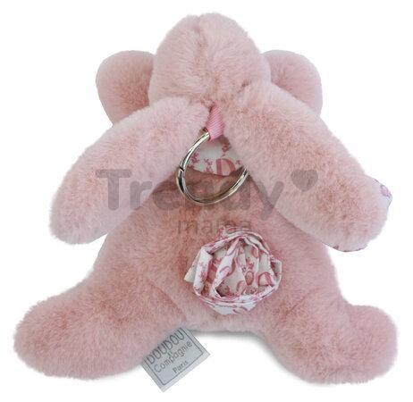 Plyšový zajačik prívesok na kľúče Keyring Bag Charm Doudou et Compagnie viac farieb od 24 mes DC4374