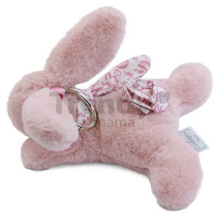 Plyšový zajačik prívesok na kľúče Keyring Bag Charm Doudou et Compagnie viac farieb od 24 mes DC4374