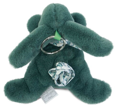 Plyšový zajačik prívesok na kľúče Keyring Bag Charm Doudou et Compagnie viac farieb od 24 mes DC4374