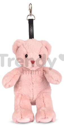 Plyšový medvedík prívesok na kľúče Pink Bear Bag Charm Doudou et Compagnie ružový 20 cm od 24 mes DC4382