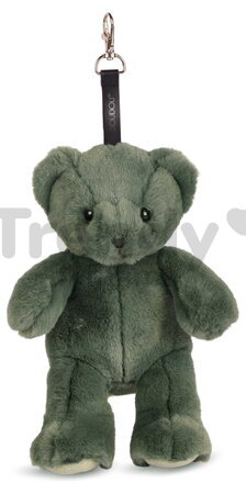 Plyšový medvedík prívesok na kľúče Khaki Bear Bag Charm Doudou et Compagnie zelený 20 cm od 24 mes DC4383