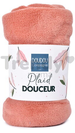 Deka pre bábätko Terracotta Blanket Doudou et Compagnie oranžová 100*70 cm od 0 mes DC4571