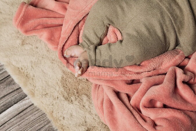 Deka pre bábätko Pink Blanket Doudou et Compagnie ružová 100*70 cm od 0 mes DC4572