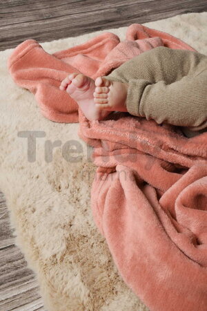 Deka pre bábätko Pink Blanket Doudou et Compagnie ružová 100*70 cm od 0 mes DC4572