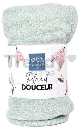 Deka pre bábätko Almond Green Blanket Doudou et Compagnie zelená 100*70 cm od 0 mes DC4573
