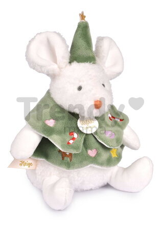 Plyšová myška s vianočným motívom Les Souris de Noel Doudou et Compagnie rôzne farby 15 cm od 0 mes