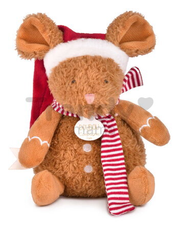 Plyšová myška s vianočným motívom Les Souris de Noel Doudou et Compagnie rôzne farby 15 cm od 0 mes