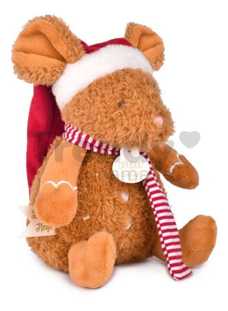 Plyšová myška s vianočným motívom Les Souris de Noel Doudou et Compagnie rôzne farby 15 cm od 0 mes
