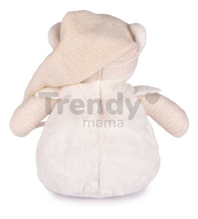 Plyšový medvedík Doudou 25 Years Musical Night Light Star Projector White Doudou et Compagnie so svetlom hudbou a bielym šumom biely 19 cm od 0 mes