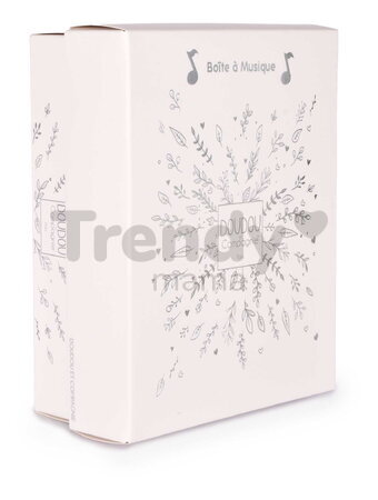 Plyšový medvedík Doudou 25 Years Musical Night Light Star Projector Grey Doudou et Compagnie so svetlom hudbou a bielym šumom sivý 19 cm od 0 mes