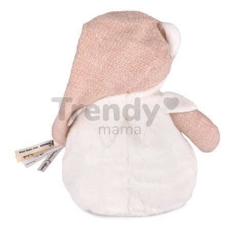 Plyšový medvedík Doudou 25 Years Musical Night Light Star Projector Pink Doudou et Compagnie so svetlom hudbou a bielym šumom ružový 19 cm od 0 mes