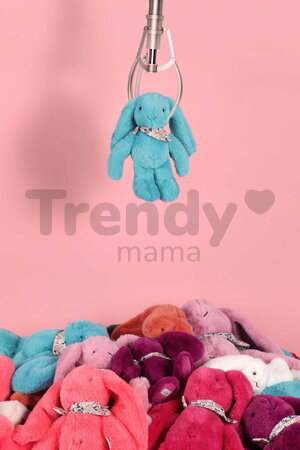 Plyšový zajačik Bunny Turquoise Doudou et Compagnie modrý 25 cm od 0 mes DC4592