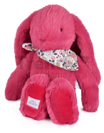 Plyšový zajačik Bunny Fleurette Fuchsia Doudou et Compagnie ružový 35 cm od 0 mes DC4594