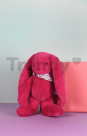 Plyšový zajačik Bunny Fleurette Fuchsia Doudou et Compagnie ružový 35 cm od 0 mes DC4594
