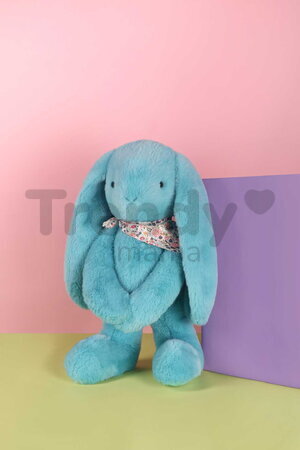 Plyšový zajac Bunny Turquoise Doudou et Compagnie modrý 50 cm od 0 mes DC4598