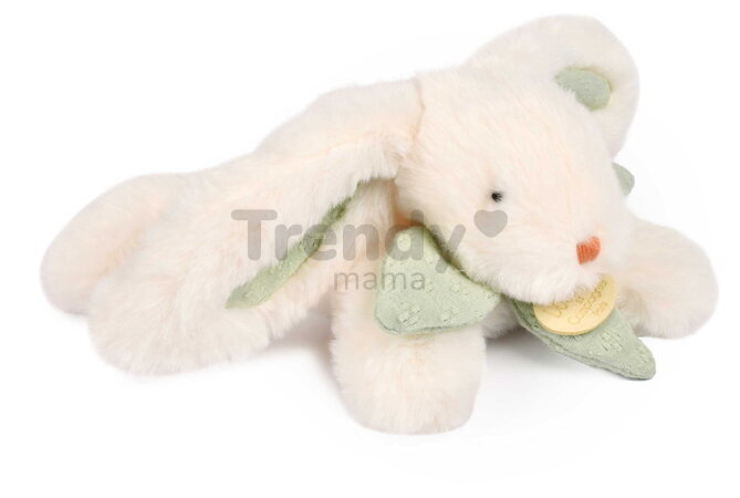 Plyšový zajačik na maznanie Bunny Bonbon Sage Green Plush Doudou et Compagnie zelený 20 cm od 0 mes DC4663
