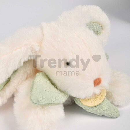 Plyšový zajačik na maznanie Bunny Bonbon Sage Green Plush Doudou et Compagnie zelený 20 cm od 0 mes DC4663