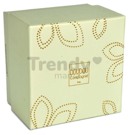Plyšový zajačik na maznanie Bunny Bonbon Sage Green Plush Doudou et Compagnie zelený 20 cm od 0 mes DC4663