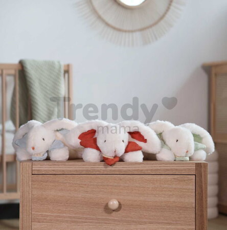 Plyšový zajačik na maznanie Bunny Bonbon Terracotta Plush Doudou et Compagnie oranžový 20 cm od 0 mes DC4664