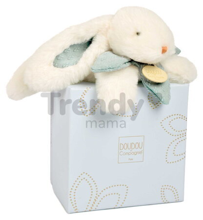 Plyšový zajačik na maznanie Bunny Bonbon Dusty Blue Plush Doudou et Compagnie modrý 20 cm od 0 mes DC4665