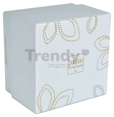 Plyšový zajačik na maznanie Bunny Bonbon Dusty Blue Plush Doudou et Compagnie modrý 20 cm od 0 mes DC4665