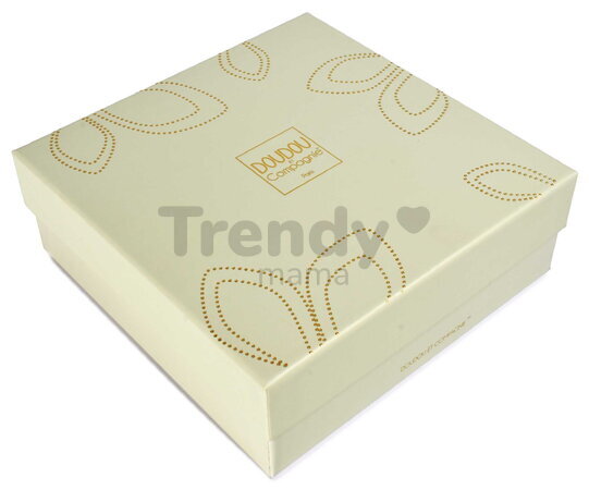 Plyšový zajačik na maznanie Bunny Bonbon Sage Green Doudou et Compagnie zelený 25 cm od 0 mes DC4666