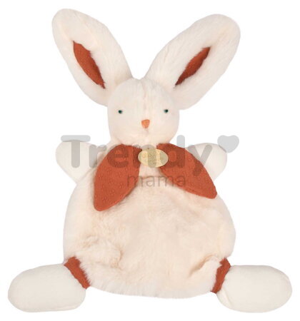 Plyšový zajačik na maznanie Bunny Bonbon Terracotta Doudou et Compagnie oranžový 25 cm od 0 mes DC4667