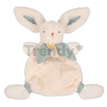 Plyšový zajačik na maznanie Bunny Bonbon Dusty Blue Doudou et Compagnie modrý 25 cm od 0 mes DC4668