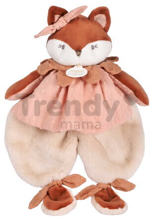 Plyšová líštička na maznanie Mina Doudou et Compagnie v darčekovom balení oranžová 29 cm od 0 mes DC4688