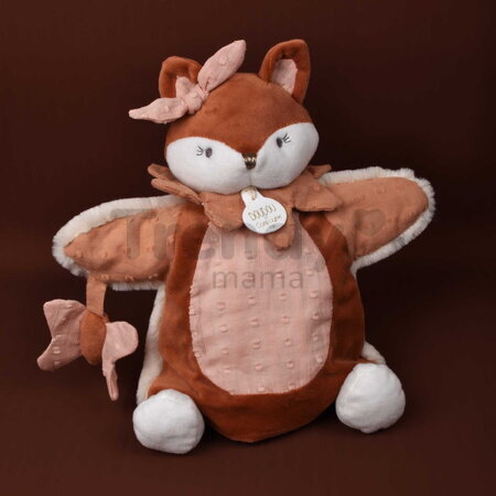 Plyšová líštička na bábkové divadlo Mina Fox Puppet Doudou et Compagnie 25 cm od 0 mes DC4690