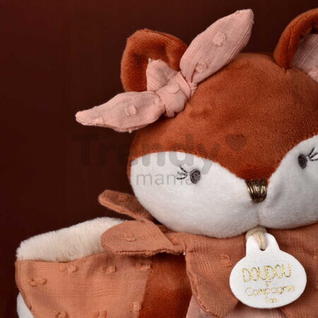 Plyšová líštička na bábkové divadlo Mina Fox Puppet Doudou et Compagnie 25 cm od 0 mes DC4690