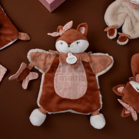 Plyšová líštička na bábkové divadlo Mina Fox Puppet Doudou et Compagnie 25 cm od 0 mes DC4690