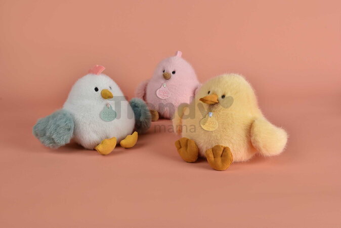 Plyšový vtáčik Chick Soft Toy Les Piou Doudou et Compagnie žltý 15 cm od 0 mes DC4702