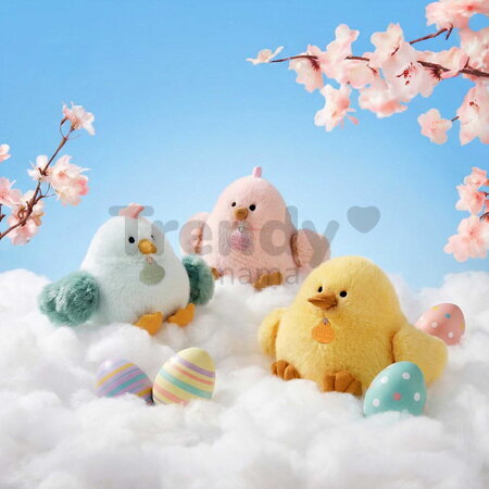 Plyšový vtáčik Chick Soft Toy Les Piou Doudou et Compagnie žltý 15 cm od 0 mes DC4702