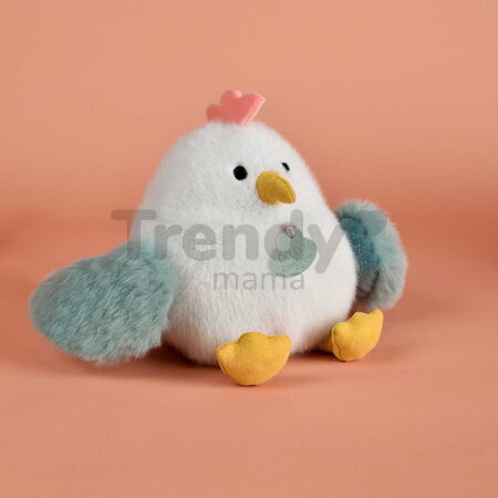 Plyšový vtáčik Almond Chick Soft Toy Les Piou Doudou et Compagnie zelený 15 cm od 0 mes DC4701