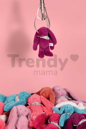 Plyšový zajačik Bunny Plum Doudou et Compagnie fialový 25 cm od 0 mes DC4704