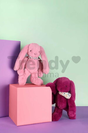 Plyšový zajačik Bunny Plum Doudou et Compagnie fialový 35 cm od 0 mes DC4705
