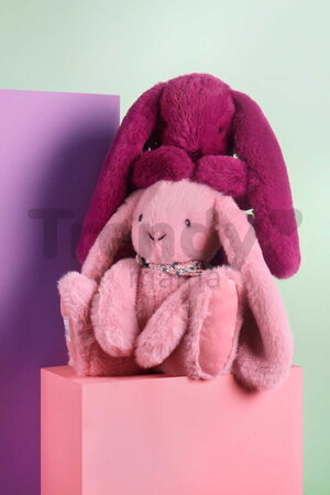 Plyšový zajačik Bunny Plum Doudou et Compagnie fialový 35 cm od 0 mes DC4705