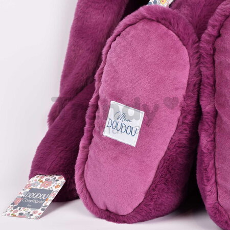 Plyšový zajac Bunny Plum Doudou et Compagnie fialový 70 cm od 0 mes DC4727