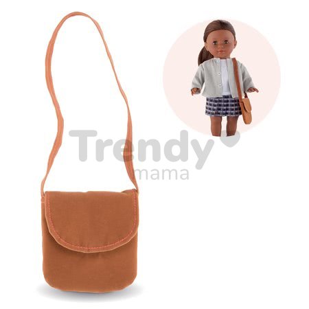 Kabelka cez plece Messenger Bag Brown Ma Corolle pre 36 cm bábiku od 4 rokov