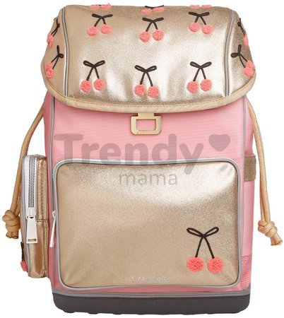 Školský batoh veľký Ergomaxx Cherry Pompon Jeune Premier ergonomický luxusné prevedenie 39*26 cm