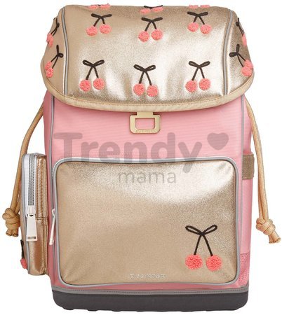 Školský batoh veľký Ergomaxx Cherry Pompon Jeune Premier ergonomický luxusné prevedenie 39*26 cm