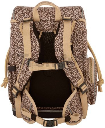 Školský batoh veľký Ergomaxx Leopard Cherry Jeune Premier ergonomický luxusné prevedenie 39*26 cm