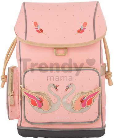 Školský batoh veľký Ergomaxx Pearly Swans Jeune Premier ergonomický luxusné prevedenie 39*26 cm