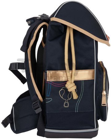 Školský batoh veľký Ergomaxx Cavalier Couture Jeune Premier ergonomický luxusné prevedenie 39*26 cm