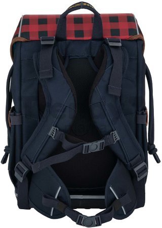 Školský batoh veľký Ergomaxx Tartans Jeune Premier ergonomický luxusné prevedenie 39*26 cm