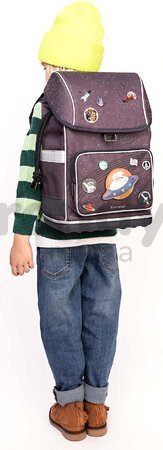 Školský batoh veľký Ergomaxx Space Invaders Jeune Premier ergonomický luxusné prevedenie 39*26 cm