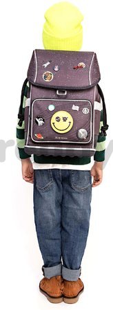 Školský batoh veľký Ergomaxx Space Invaders Jeune Premier ergonomický luxusné prevedenie 39*26 cm